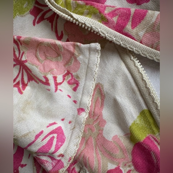 Sigrid Olsen Silk/Rayon Knit Zip-Up Sweater With Crochet Lace Pockets & Hood ~ M - Picture 14 of 16